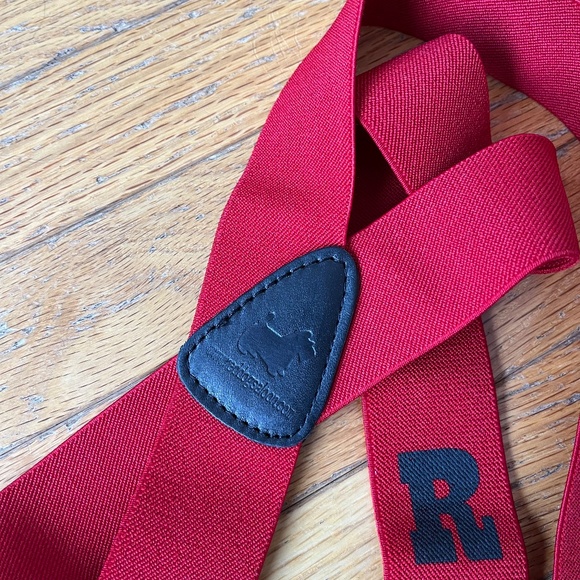 Red Dog Saloon Alaska Red Elastic Suspenders - Picture 2 of 5